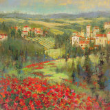 Provencal Village XIII Art by Michael Longo Provencal Village XIII Art by Michael Longo