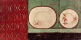 Two Antique Plates Posters by Jo Oakley