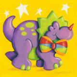 Triceratops Print by Kathy Middlebrook