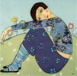Un Printemps Turquoise Poster von Cécile Veilhan