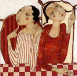 Les Distraites Kunstdruck von Cécile Veilhan