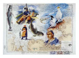 De l'Ile de Batz aux Sept Iles Poster by Gildas Flahault De l'Ile de Batz aux Sept Iles Poster by Gildas Flahault