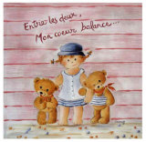 Entre les Deux, Mon Coeur Balance Pósters por Joëlle Wolff