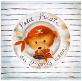 Petit Pirate des Grands Oceans Poster by Joëlle Wolff