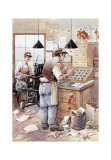Joaquin Moragues - Printer - Reprodüksiyon