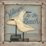 Welcome to the Beach Prints by Kim Lewis