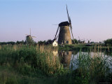 Kinderdijk, Unesco World Heritage Site, Holland Photographic Print by Kathy Collins