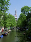 Zuiderkerk from Staal Straat, Amsterdam, Holland Photographie par Kathy Collins