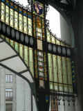 Stained Glass Art Nouveau (Jugendstil) Detail, Municipal House, Prague, Czech Republic Photographic Print by Ethel Davies