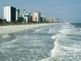 Seashore, Myrtle Beach, South Carolina, USA Photographic Print by Ethel Davies