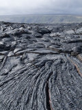 Cooled Lava from Recent Eruption, Kilauea Volcano, Hawaii Volcanoes National Park, Island of Hawaii Photographic Print by Ethel Davies