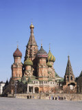 St. Basil's Cathedral, Red Square, Unesco World Heritage Site, Moscow, Russia Photographic Print by Philip Craven