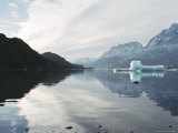 Icebergs in Glacier Lake, Torres Del Paine, Chile, South America Photographic Print by Mark Chivers