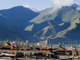 View Over Lhasa, Tibet, China Photographie par Ethel Davies