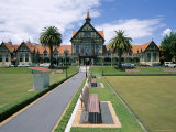 Bath House and Museum, Rotorua, South Auckland, North Island, New Zealand Photographic Print by Neale Clarke