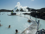 Blue Lagoon (Mineral Baths), Near Keflavik, Iceland, Polar Regions Photographic Print by Ethel Davies