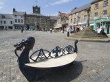 Alnwick Marketplace, Alnwick, Northumberland, England, United Kingdom Photographic Print by Ethel Davies