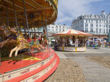 Carousel on Brighton Beach, Brighton, Sussex, England, United Kingdom Photographic Print by Ethel Davies