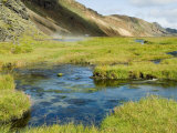 Hot Springs, Landmannalaugar, Iceland, Polar Regions Photographic Print by Ethel Davies
