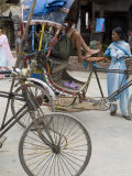 Rickshaw, Durbar Square, Kathmandu, Nepal Photographie par Ethel Davies