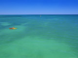 Canoeist, Glenelg, Adelaide, South Australia, Australia Photographic Print by Neale Clarke