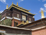 Tashilumpo Monastery, the Residence of the Chinese Appointed Panchat Lama, Tibet, China Photographie par Ethel Davies