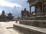 Temple at Back of Durbar Square, Bhaktapur (Bhadgaun), Nepal Photographie par Ethel Davies