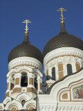 Domes of Alexander Nevsky Cathedral, Russian Orthodox Church, Toompea Hill, Tallinn, Estonia Photographic Print by Neale Clarke