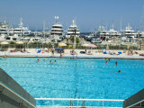 Stade Nautique Rainier III (Huge Public Swimming Pool), Condamine, Monaco Photographic Print by Ethel Davies