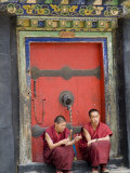 Tashilumpo Monastery, the Residence of the Chinese Appointed Panchat Lama, Tibet, China Photographie par Ethel Davies