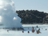 Blue Lagoon (Mineral Baths), Near Keflavik, Iceland, Polar Regions Photographic Print by Ethel Davies