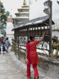 Swayambhunath (Monkey Temple), Kathmandu, Nepal Photographie par Ethel Davies