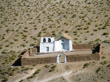 Small Church Near El Tatio Geysers, Atacama Desert, Chile, South America Photographic Print by Mark Chivers