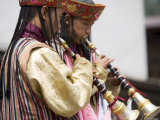 Buddhist Festival (Tsechu), Trashi Chhoe Dzong, Thimphu, Bhutan Photographic Print by Angelo Cavalli