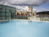 Roof Top Pool in New Royal Bath, Thermae Bath Spa, Bath, Avon, England, United Kingdom Photographic Print by Matthew Davison