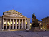 Max-Joseph-Platz at Night, Munich, Germany Photographic Print by Gary Cook