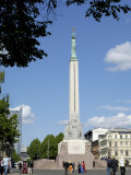 Freedom Monument, Riga, Latvia, Baltic States Photographic Print by Gary Cook