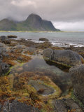 View Looking Towards Flakstad, Flakstadoya, Lofoten Islands, Norway, Scandinavia Photographic Print by Gary Cook