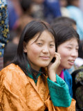 Bhutanese Woman, Trashi Chhoe Dzong, Thimphu, Bhutan Photographic Print by Angelo Cavalli