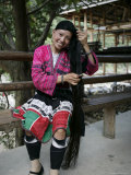 Woman of Yao Minority (Longhair Tribe), Longsheng Terraced Ricefields, Guilin, China Photographic Print by Angelo Cavalli