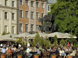 Street Cafe, Doma Square, Riga, Latvia, Baltic States Photographic Print by Gary Cook