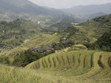 Longsheng Terraced Ricefields, Guilin, Guangxi Province, China Photographic Print by Angelo Cavalli