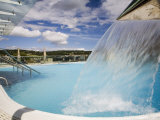 Roof Top Pool in New Royal Bath, Thermae Bath Spa, Bath, Avon, England, United Kingdom Photographic Print by Matthew Davison