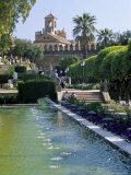 Fountains in Gardens, Cordoba, Andalucia (Andalusia), Spain Photographic Print by James Emmerson