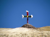 Traditional Religious Roof Decoration, San Juan, Near Salar De Uyuni, Bolivia, South America Photographic Print by Mark Chivers