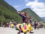 Buddhist Festival (Tsechus), Haa Valley, Bhutan Photographic Print by Angelo Cavalli