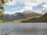 Lake Wastwater with Scafell Pike 3210Ft, and Scafell 3161Ft, Wasdale Valley, Cumbria Photographic Print by James Emmerson