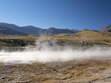 Geysers at Sol De Manana, Salar De Uyuni, Bolivia, South America Photographic Print by Mark Chivers