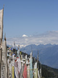 Cheli La Pass of Bhutan's Most Sacred Mountain, Mount Jhomolhari, 7314M, Himalayas, Bhutan Photographic Print by Angelo Cavalli