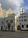 Architecture of the Old Town (The Three Brothers), Riga, Latvia, Baltic States Photographic Print by Gary Cook